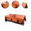 Halloween Foil Table Cloth Haunted House Decorative Disposable Holiday