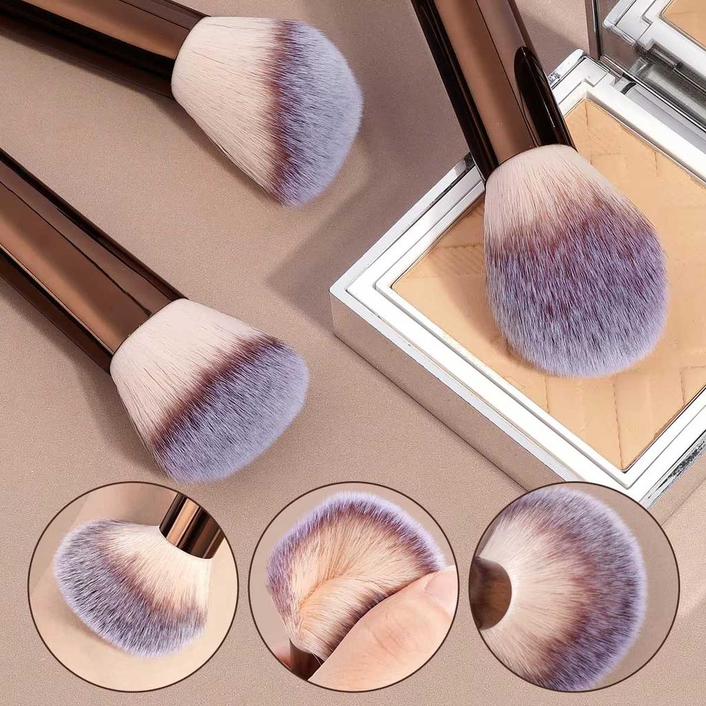 13-teiliges Make-up-Pinsel-Set Foundation Concealer Puder Lidschatten Rouge Pinsel Kabuki Verblender Kosmetik Beauty-Werkzeug für das Gesicht