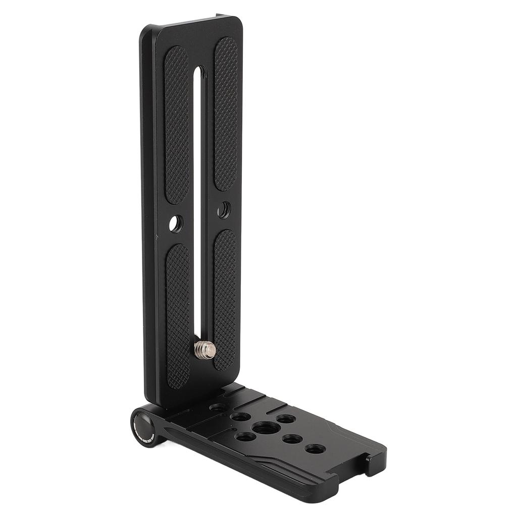 L Shaped Quick Release Plate Professional Adjustable Angle Aluminum Alloy Camera L Bracket for DSLR Cameras Photography