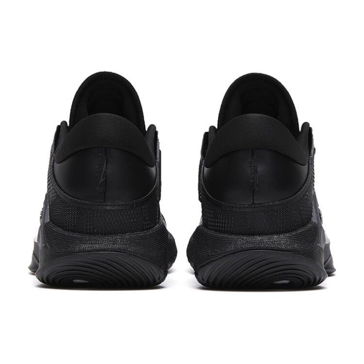 New Anta Skyline 1 Anti Slip Wear Resistant Low Top Basketball Shoes Men's Black, Dark Night Color Scheme 112311107-6