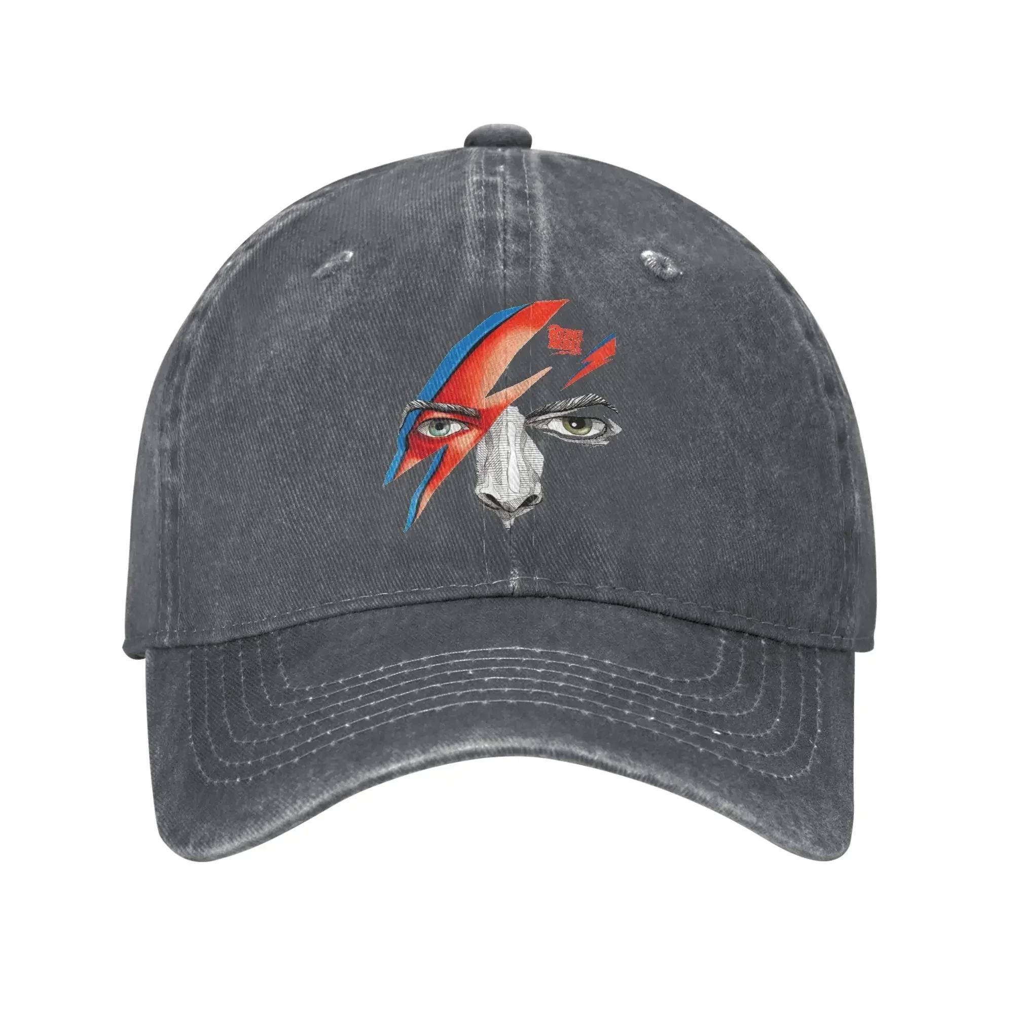 

davids bowies lazarus Trucker Hats Merch For Unisex Baseball Cap Casual Wear Snapback Caps Adjustable Adjustable