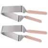 Triangular Stainless Steel Cake Slicer Dessert Shop Cutter Fudge Dessert Slicing Processing Easy To Clean Birthday Kitchen Tools