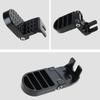 NonSlip Bicycles Footrests Aluminium Alloy Bike Rear Wheel Folding Pedal for Electric Bike Folding Bicycles Enduring