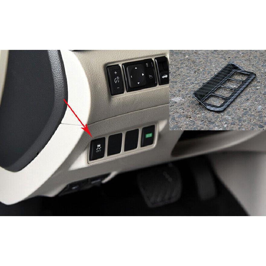 For Nissan Sentra Sylphy 2013- Carbon Fiber Driver s Side Dash Control Cover