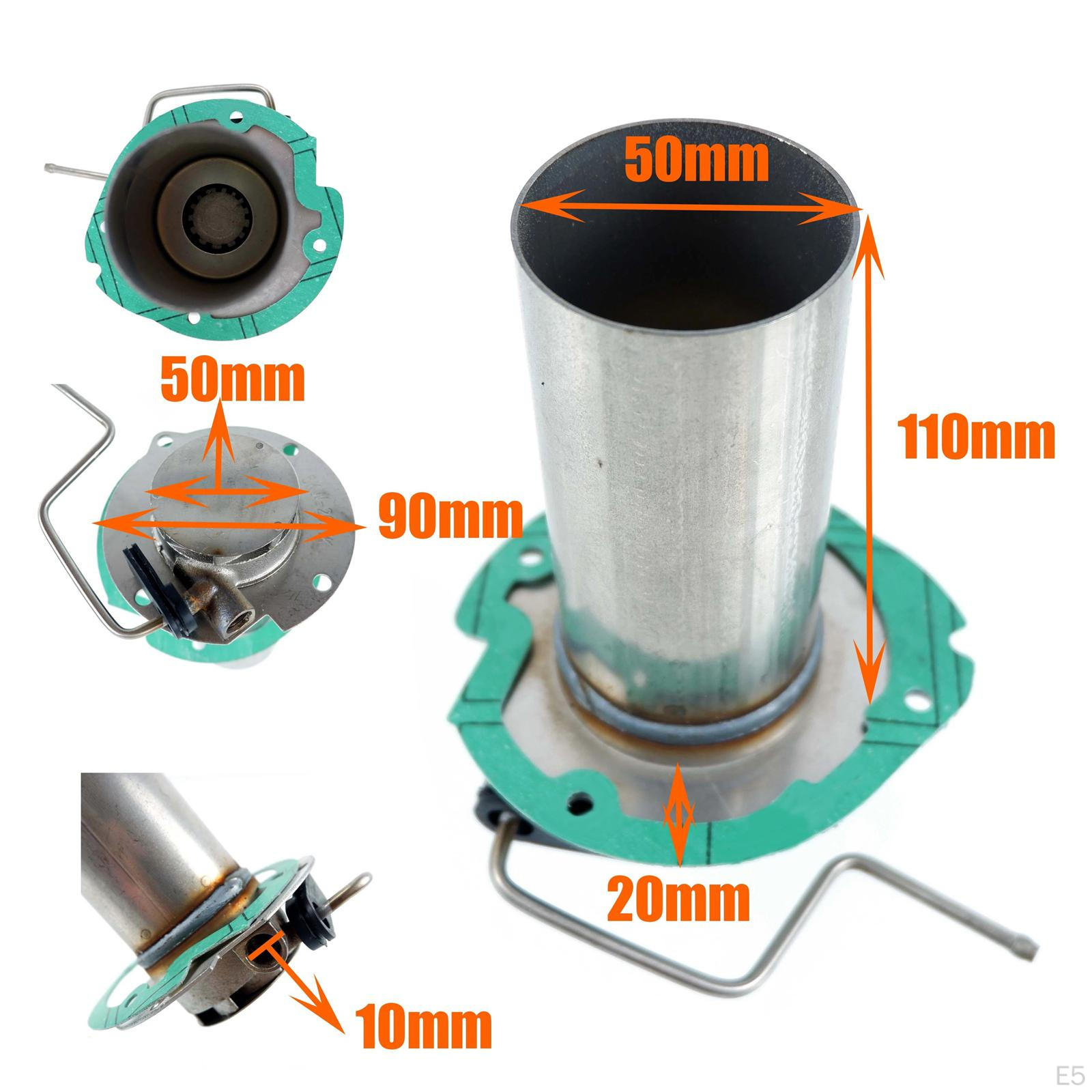 Запасные части камеры сгорания горелки автомобильного стояночного обогревателя 5KW — фото 7