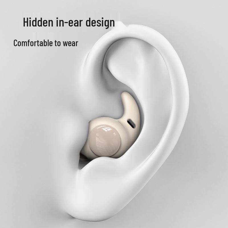Noise-Cancelling Bluetooth Earphones: Silicone, Skin-friendly, Metal Paint, High-end Feel, Contrasting Colors