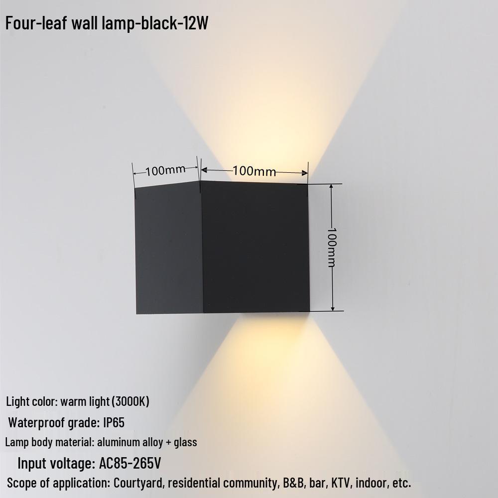 Creative Waterproof Wall Lamp for Living Rooms, Bedrooms, Hallways, and Staircases