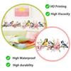 Watercolor Floral Bird Butterfly Wall Sticker Self-Adhesive Removable Bedroom Living Room Bedside Home Decor Art