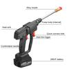 600W 20000mAH Wireless high pressure mini washer cleaner car wash gun foam machine for Car tools