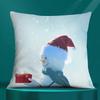 Square Pillowcase, Christmas Gift, Santa Car Supplies, Office Supplies, Living Room Sofa Cushion Cover,  Home Decoration.