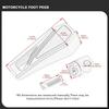 Motorcycle Foot Pegs Phantom Male Mount Footrest Pedals for Harley Sportster 883 Dyna Street Bob Fatbob Touring Road Glide Street Glides Fat Boy