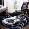 1pc Gamepad Controller Office Round Area Rug, Under Office Chairs Bedroom Living Room Home Decor, Room Deco, Available in Various Sizes