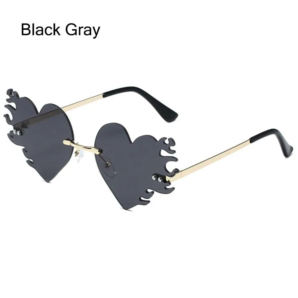 1PC Fashion Rimless Sunglasses Women Men Diamond Shape True Film Sun Glasses UV400 Trending Vintage Streetwear Narrow Eyewear