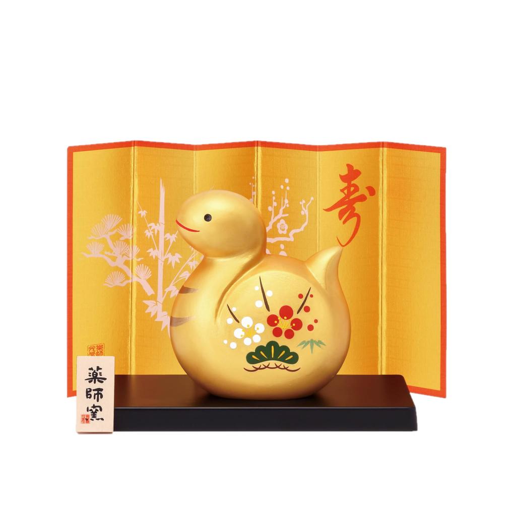 Yakushigama Colorful Fortune Snake and 32 (Golden Fortune, Pine, Bamboo, Plum)