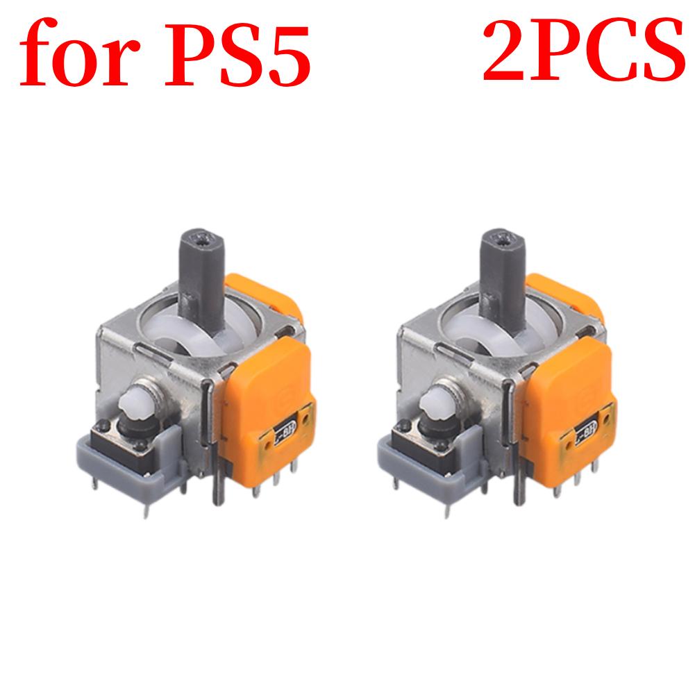 2/4PCS Replacement Hall Effect Joystick 3D Analog Sensor Thumb Stick Rocker Module for PS5/PS4 Controller Repair Parts Accessory