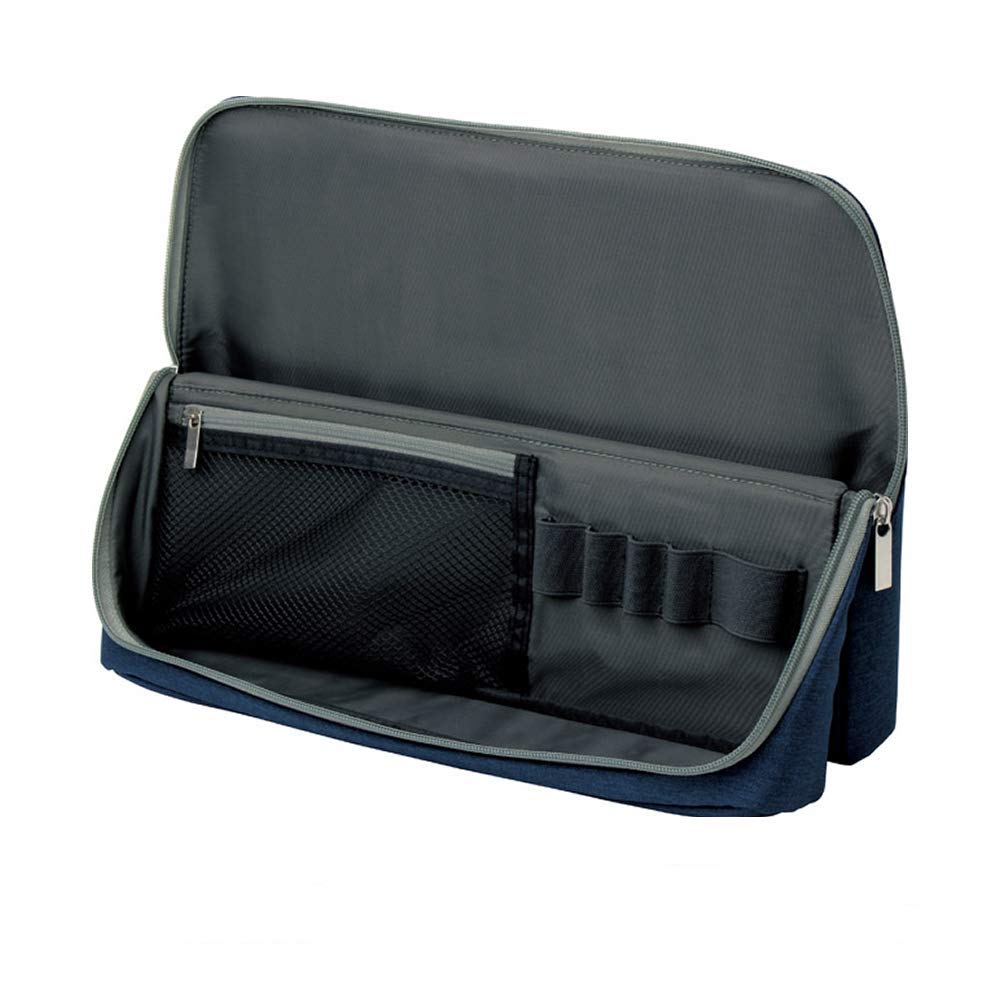 Sonic (Japan) SmaSta Wide U-Trim A4 Bag-in-Bag Organizer - Sleek Tote Insert for Books & Supplies, Space-Saving, Navy, UT-1905-K