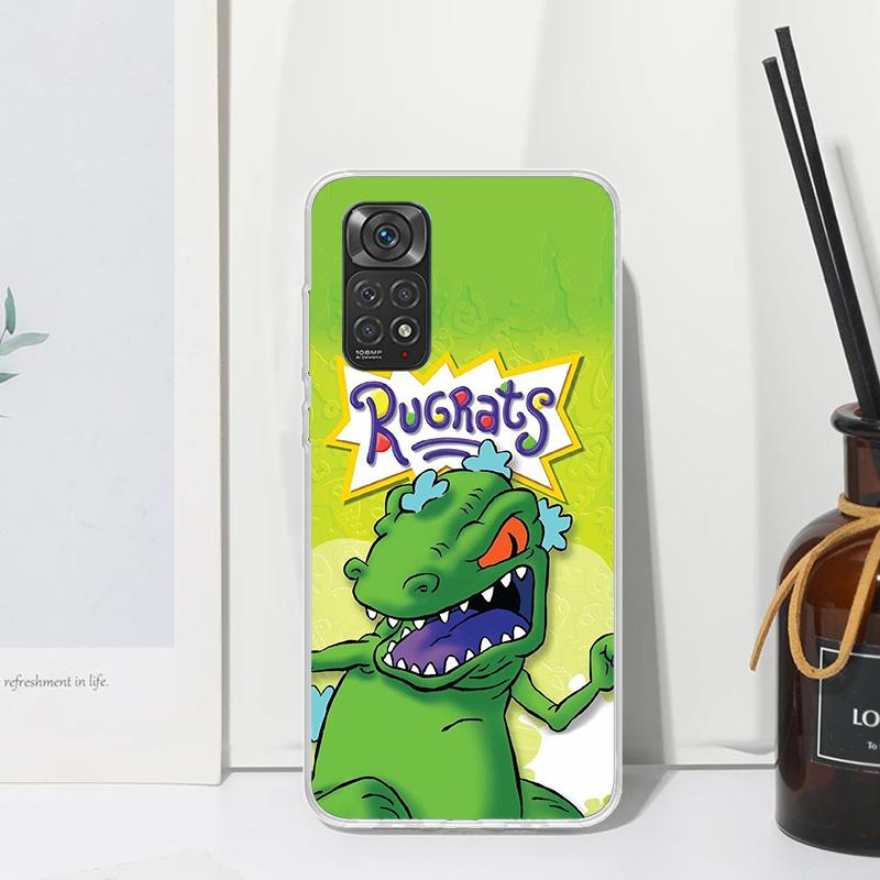 Cartoon R-Rugrat Phone Case For Xiaomi Redmi Note 13 14 12S 11S 10S 12 11E 10 Pro Plus 11T 9S 9 8T 8 7 Art Fundas Back Cover