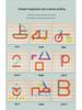 Montessori Shape-Changing Pegboard Puzzle for Kids