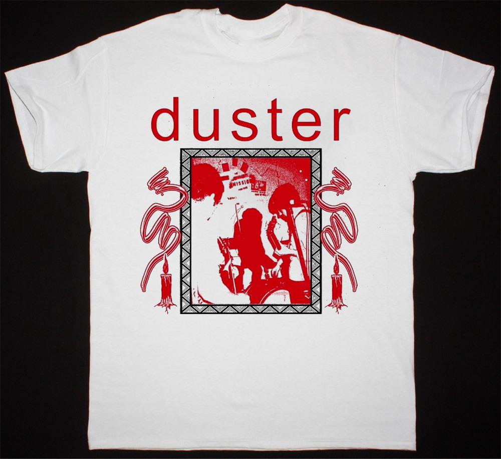 НОВАЯ Футболка Duster Band Ретро Короткий рукав Хлопок Белый Все размеры Унисекс XXL