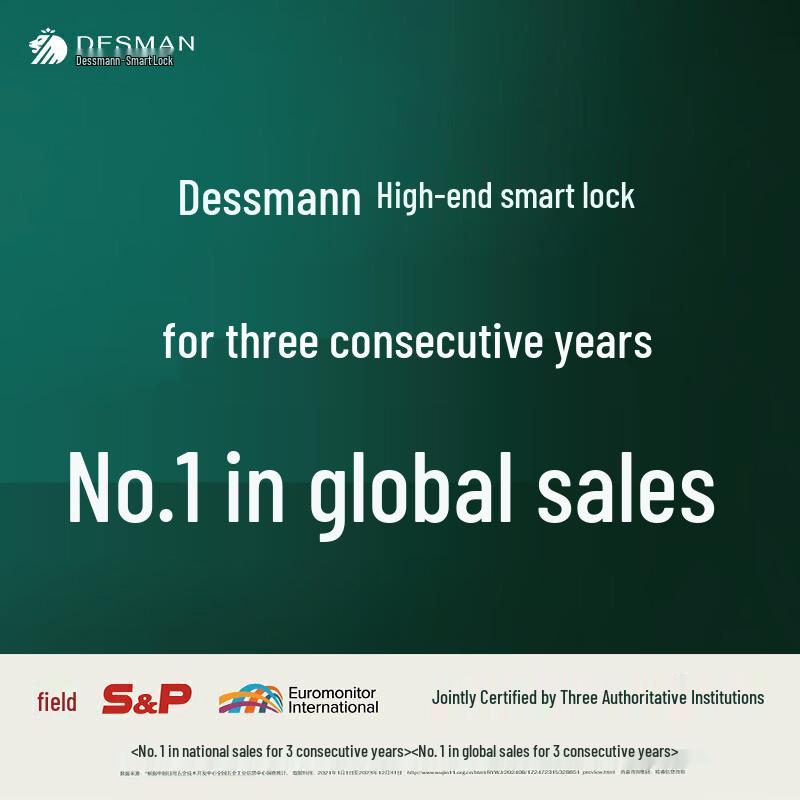 Desmann Q50FMAX Face Recognition Smart Door Lock