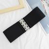 Fashion Women's Retro Width Belt Metal Elastic Waistband Stretch Buckle Girls Waistband Waist Seal for Women Dress Accessories