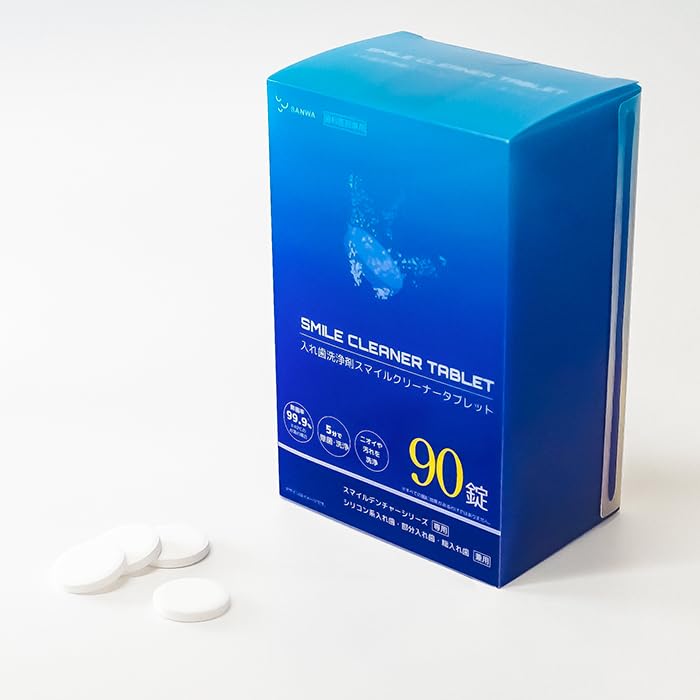 

SANWA DENTAL Очиститель для зубных протезов Smile Cleaner Таблетки 90 таблеток для серии Smile Denture