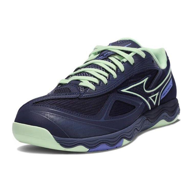 Mizuno Wave Medal 7 Bequeme Strapazierfähige Atmungsaktive Low-Top Trainingsschuhe Unisex Sneaker Tiefblau 81GA231503
