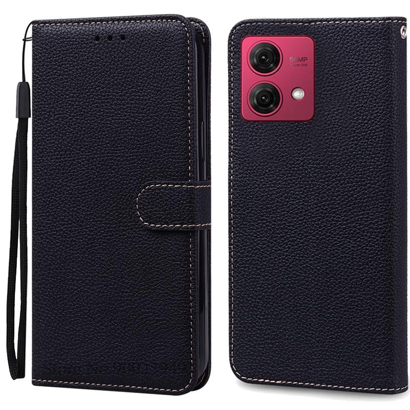 

Для Moto G84 чехол силиконовый MotoG84 G 84 кожаный флип-кошелек чехол для Motorola Moto G84 5G чехол для телефона силиконовый чехол Coque Fundas For Moto G84 5G чёрный