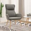 Day and Night - Day and Night Light Gray Velvet Relaxation Armchair