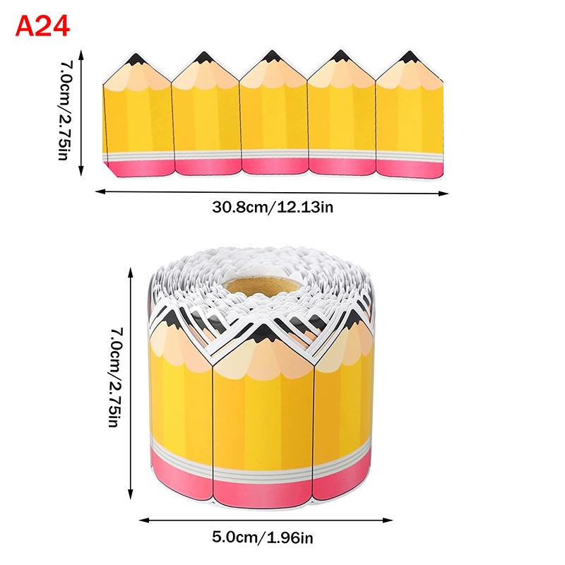 32 Colors 18M Self Adhesive Border Classroom Decors Border Trim Sticker Colorful Dot Trim Border Bulletin Board Border Trim