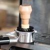 Escova de Espresso Profissional Venda Quente Escova de Limpeza para Cabeça de Preparo de Café Cabo de Madeira Pequeno Escova de Limpeza de Pó de Café