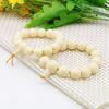 10/14mm Round Beige Beeswaxs Resin Bracelet Tee Amber DIY Anime Jewelry Making Design Women/men Gifts Elastic Bracelets Chain