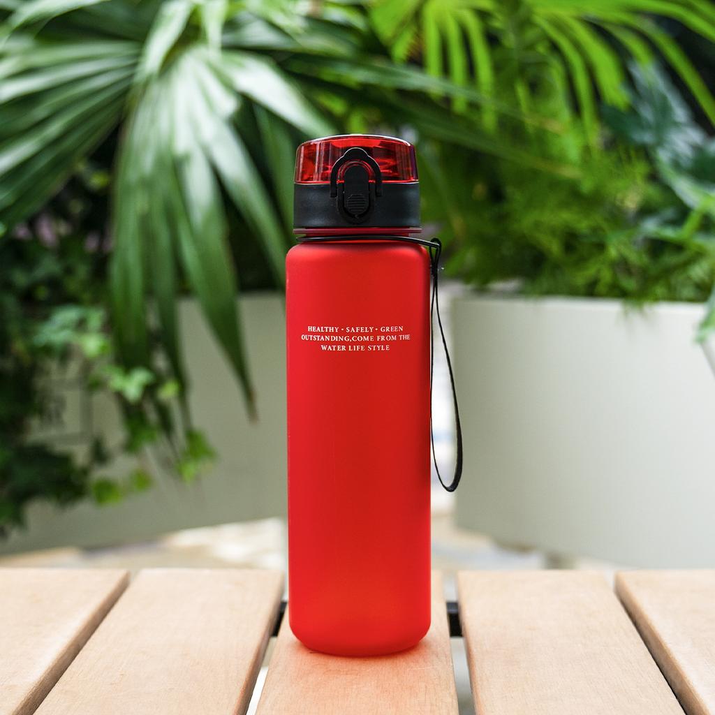 Water bottle matte sports water cup summer high value student outdoor fitness anti-drop portable large capacity kettle plastic cup