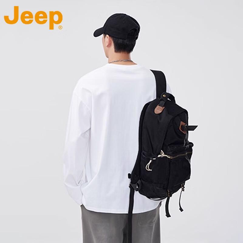 Jeep Men's Pure Cotton Long Sleeve T-Shirt