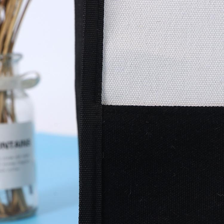 Borsa tote in tela ecologica personalizzata con design a lettere