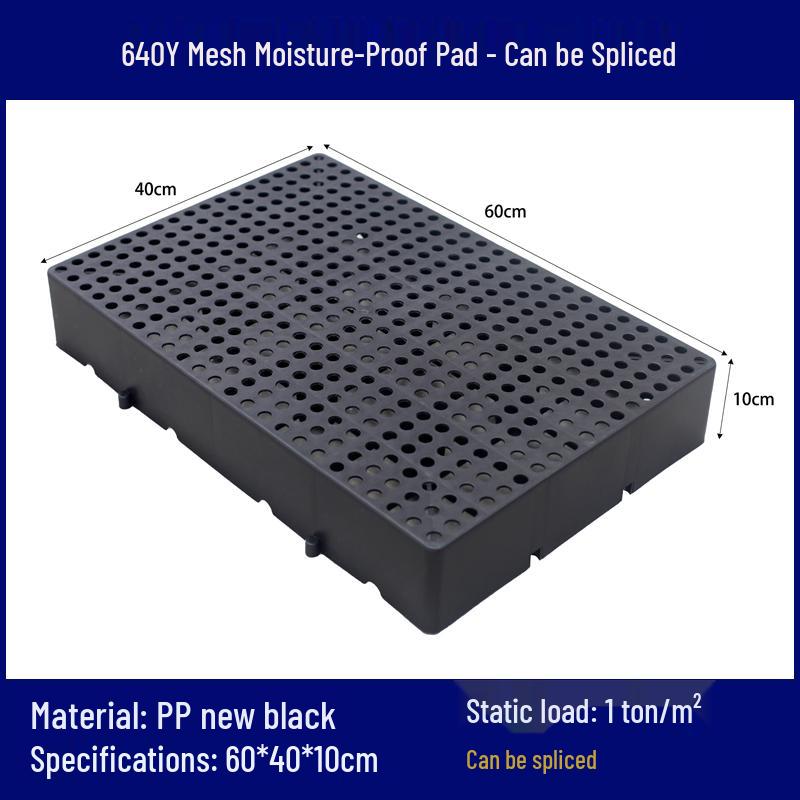 Moisture-Proof Interlocking Plastic Pallet Tray for Warehouse Storage