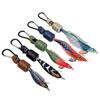 6Pcs Portable Squid Jig Hook Cover with Carabiner Squid Jig Baits Protector Squid Jig Fishing Tackle Easy to Use