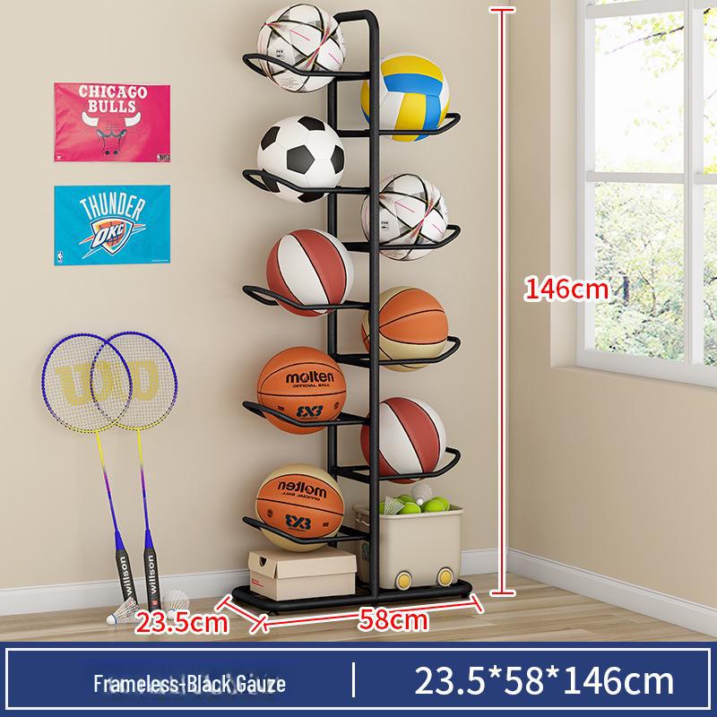 

Стойка для хранения баскетбольного, футбольного инвентаря, ракеток и фитнес-инвентаря