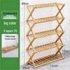Portable Bamboo 5-Tier Storage Rack