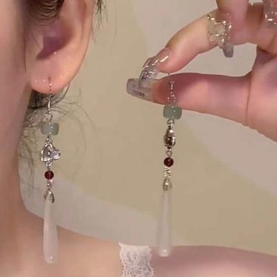 Ladies' Temperament Long Antique Earrings With Tassel Earrings And Pendants