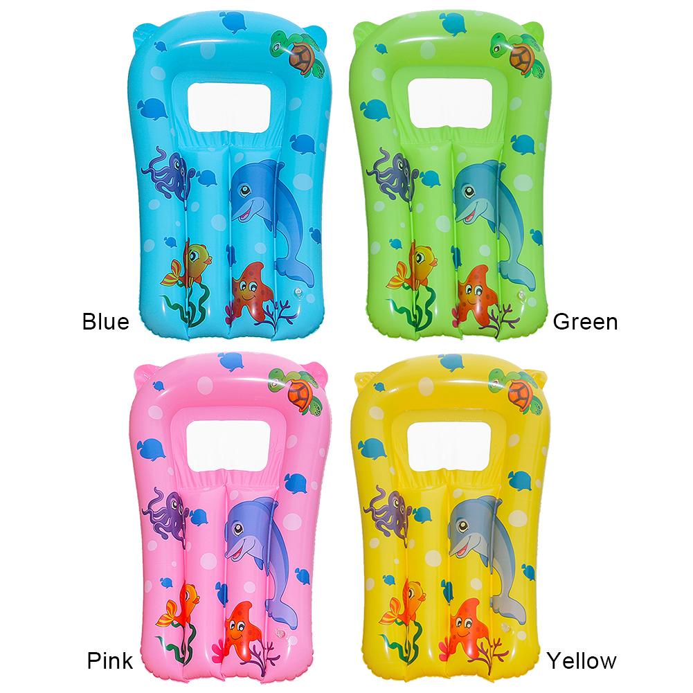 Kids Floating Surfboard Swimming Ring Water Hammock Recliner PVC Inflatable Pool Floating Seat Thicken Blow Up Party Lounge Bed