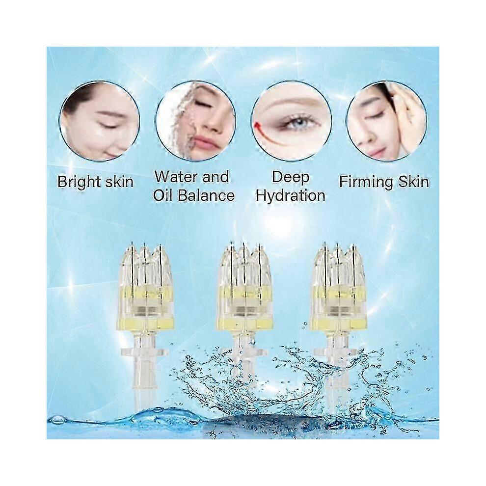 20 UNIDADES Aguja Múltiple de Cristal para Mesoterapia 5 Pines 32G 1.5MM Aguja Múltiple de Cristal 5 Pines 4 Pines 3 Pines 32g 34g 1.0mm 1.25mm 1.5mm Mesoterapia M