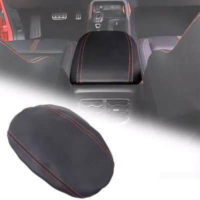 Leather Armrest Cover Cushion Arm Rest Cover for Ford Ranger 2024  Center Console Cover Armrest Box Protective Accessories