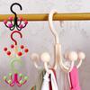 Six Rotating Claw Hook Household Clothing Holder Multifunctional Storage Rack