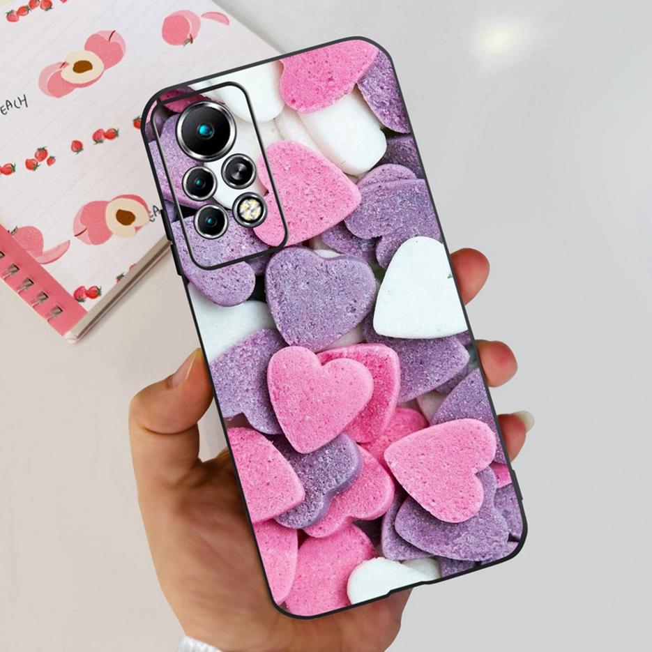 For Infinix Note 11 Pro Case X697 Cute Painted Back Cover Soft Silicone Phone Cases For Infinix Note 11 Note11 Pro Fundas Bumper