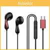 Earphones Typec Inear Gaming Wired Headset Microphone Red Green Esports Sound
