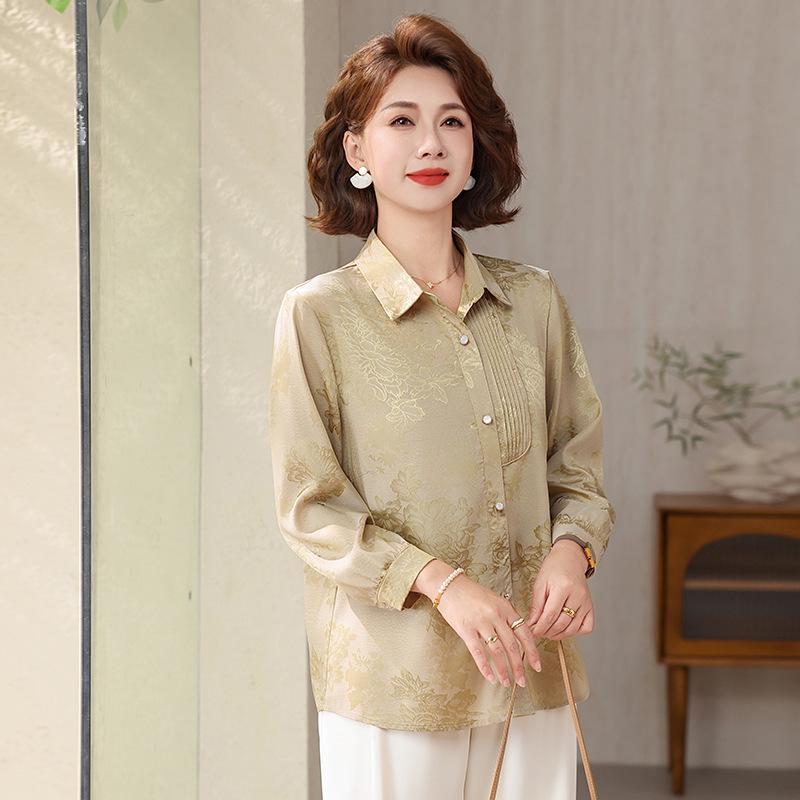 

2026 Summer Three-Quarter Sleeve Top for Mothers - Versatile, Age-Reducing, Solid Color 2XL