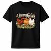 I Love My Ladies Chicken Shirt, Funny Farm Animal Lover Tee