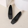 Women's Square Toe Ballet Flats Slip-On Dressy Shoes Business Casual Comfortable Foldable Work Loafers for Women Walking Flat Shoes Ballerina Flats