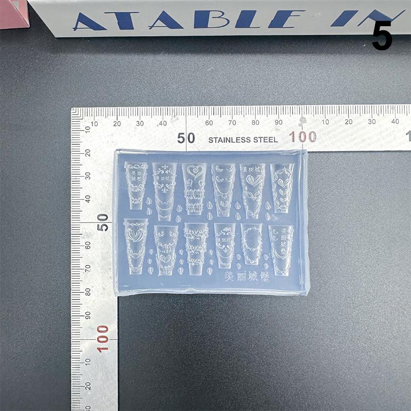 

Торт Крем Юбка Бант Лента 3D Акриловая Форма Украшения для Нейл-арта Дизайн Своими Руками Силиконовая Форма для Нейл-арта Шаблон для Нейл-шармов 5